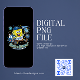 Dodgers SpongeBob Back to School PNG | Digital Art (6000x6000)