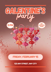Galentine Editable Invitation (Portrait)