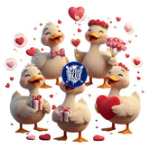 Valentine Ducks PNG | Digital Art (6000x6000)