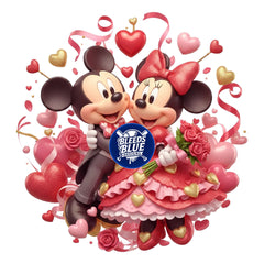 Mickey and Minnie Valentine PNG | Digital Art (6000x6000)