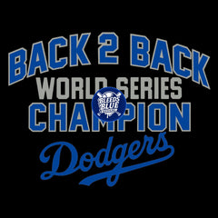 Back 2 Back World Series Champion Dodgers PNG | Digital Art (6000x6000)
