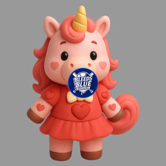 Pink Unicorn Valentine PNG | Digital Art (6000x6000)