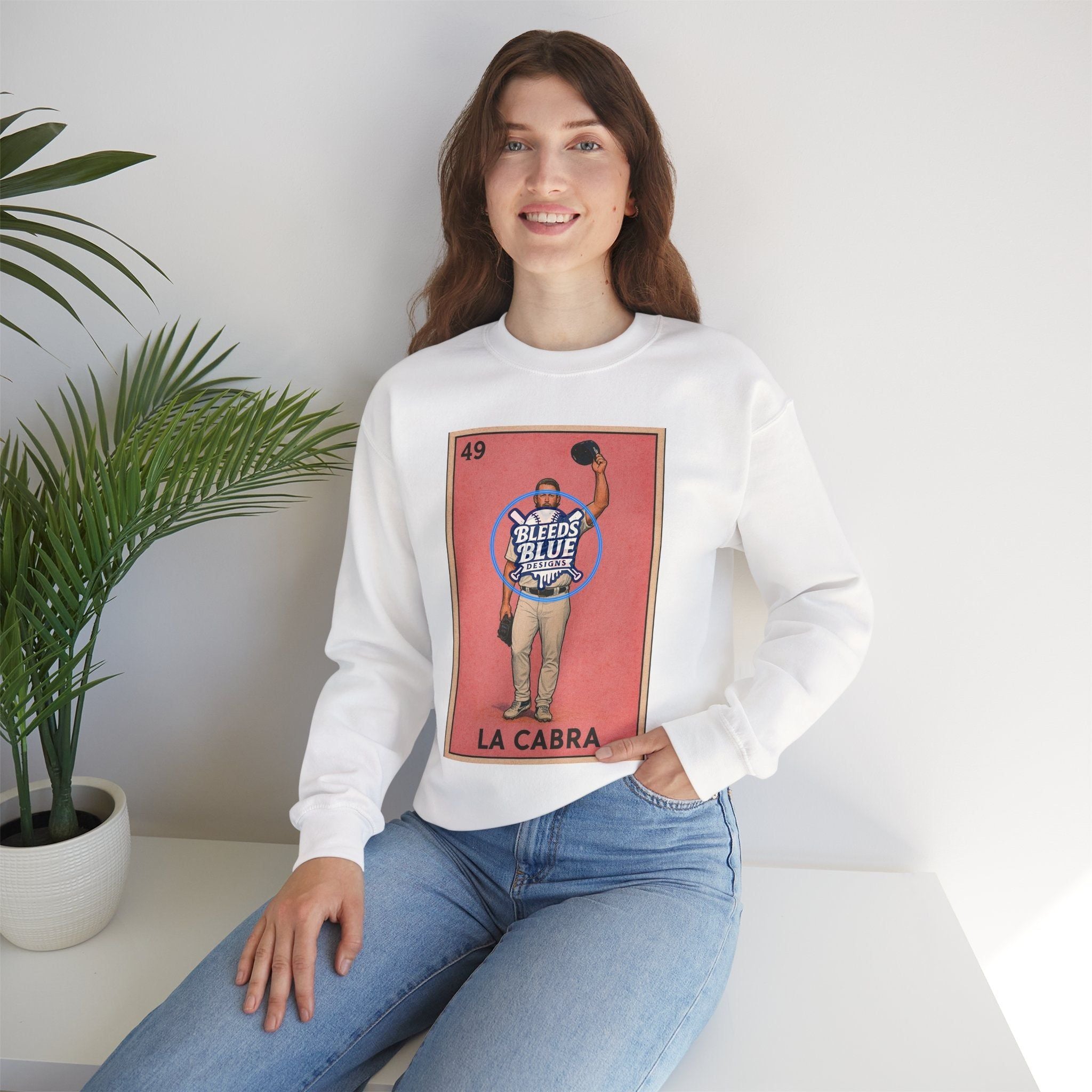 Kershaw La Cabra Loteria Card Sweatshirt - Unisex Crewneck Casual Streetwear