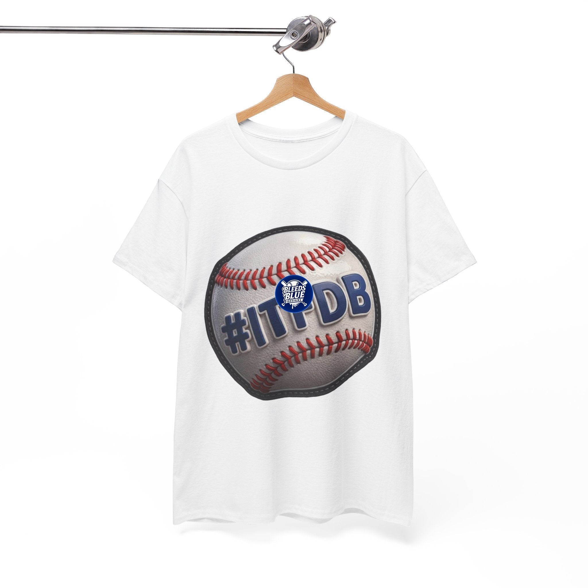 Baseball #ITFDB T‑Shirt — Adult Heavy Cotton Casual Fit