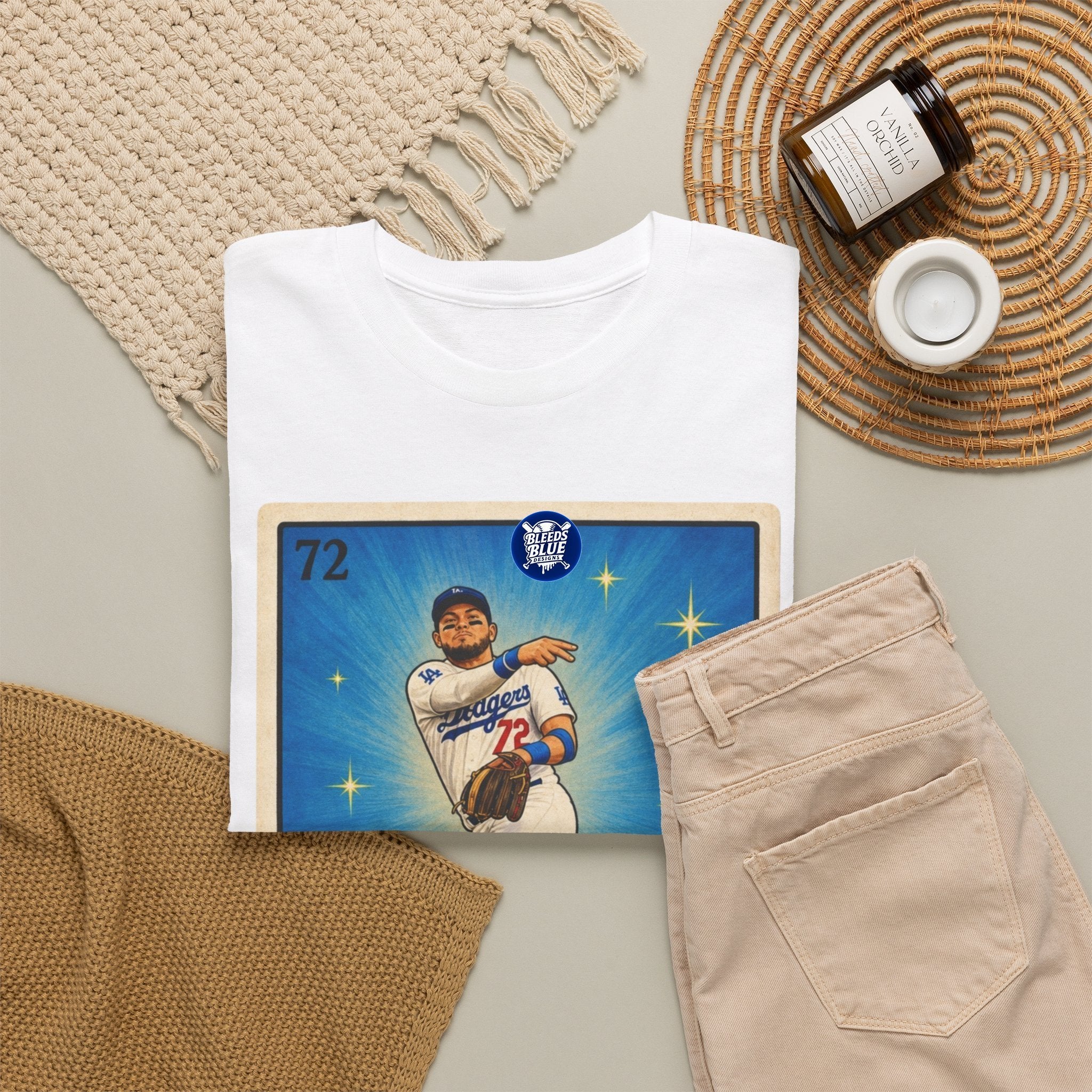 El Mago Loteria Card Tee — Lotería Style Miguel Rojas Graphic T-Shirt