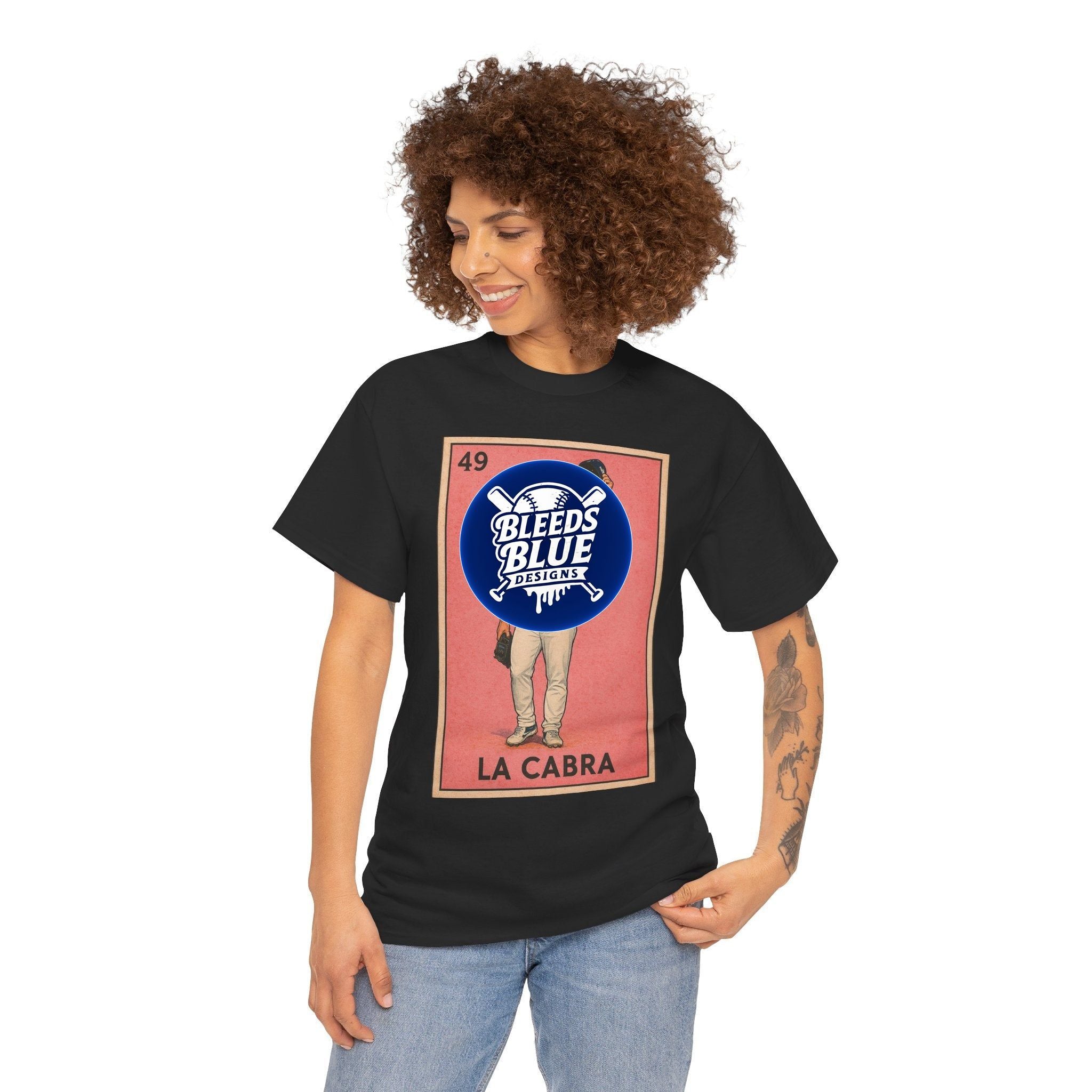 Kershaw La Cabra Loteria Card Tee Shirt - Unisex Heavy Cotton Casual Fit