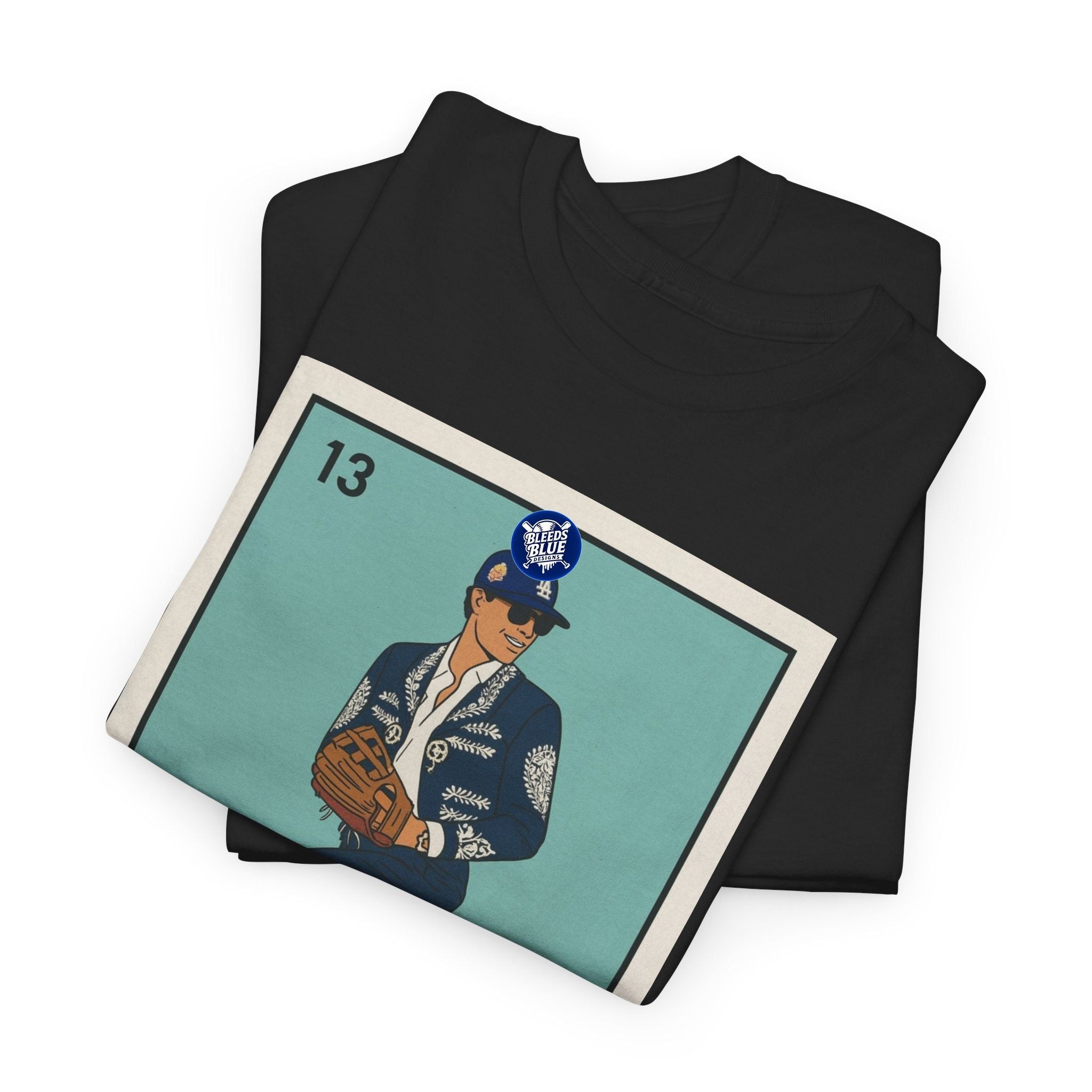 El Mariachi Lotería Tee — Vintage Mexican Card Graphic T-Shirt