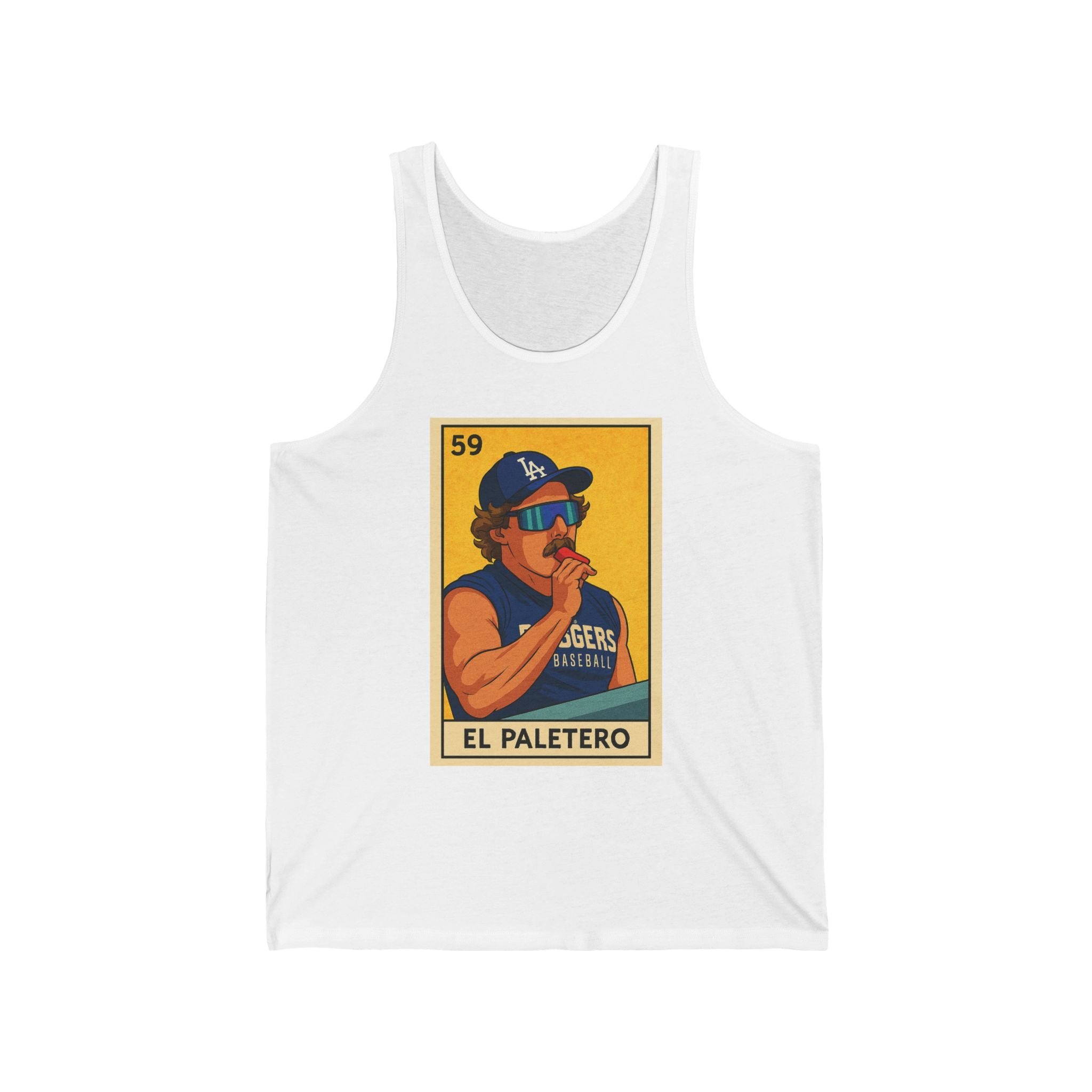 Kike El Paletero Loteria Card Jersey Tank