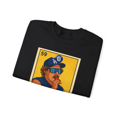 Dodgers Kike El Paletero Loteria Card Sweatshirt - Unisex Crewneck Casual Streetwear