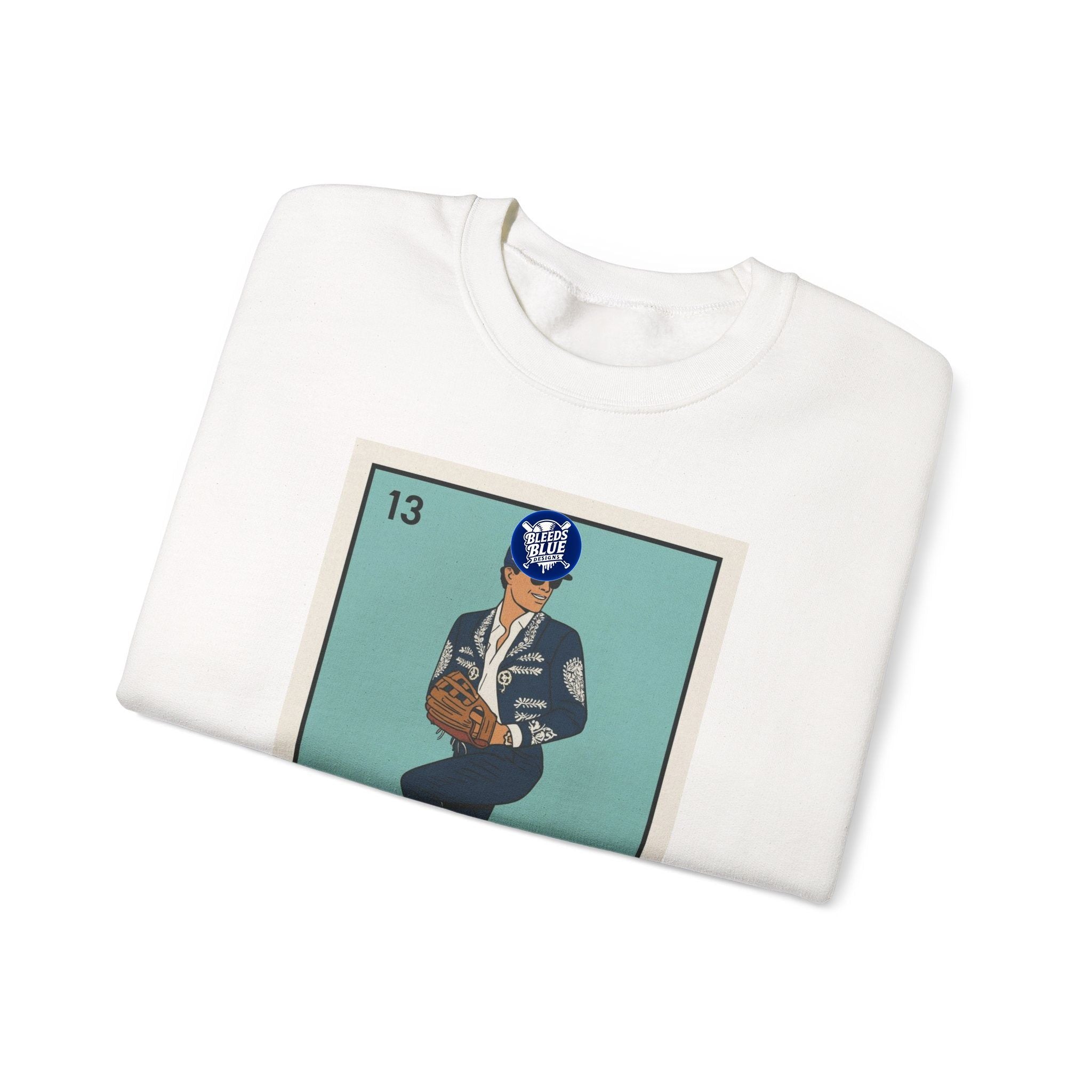 El Mariachi Lotería Card Kelly Team Pride - Adult Crewneck Sweatshirt