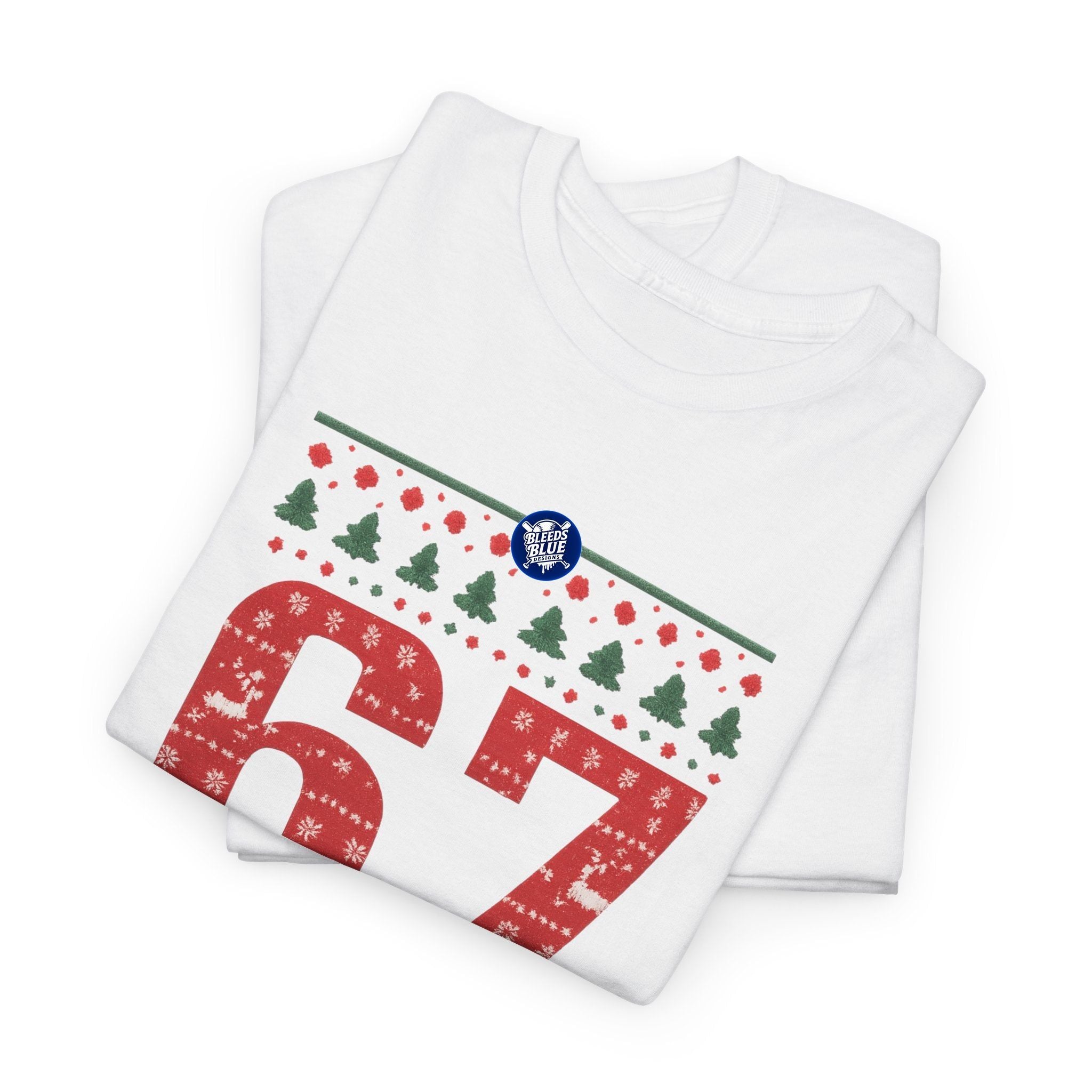 Holiday Santa 6 7 Tee Shirt - Unisex Heavy Cotton Casual Fit