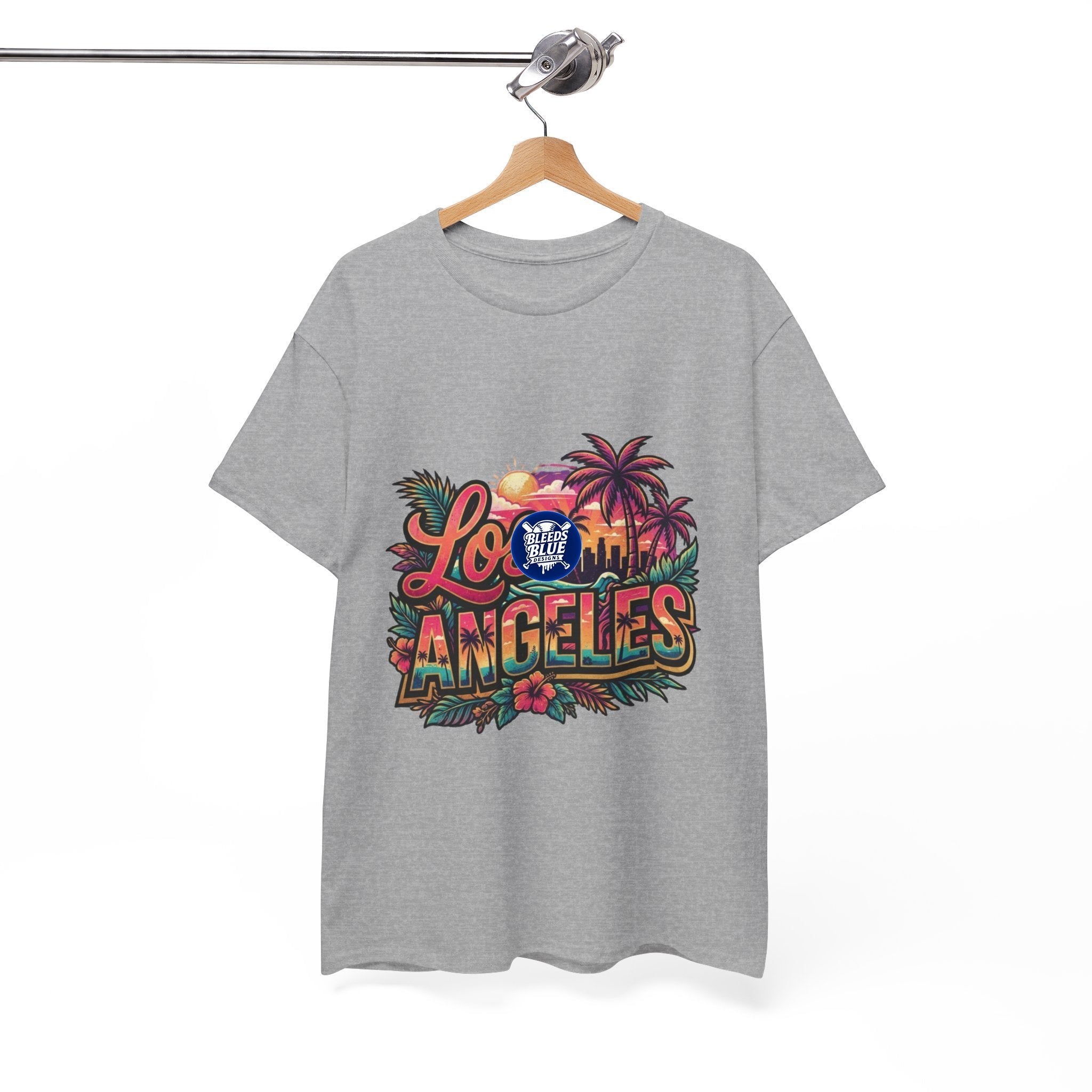 Los Angeles Vintage Sunset Palm Tree Tee