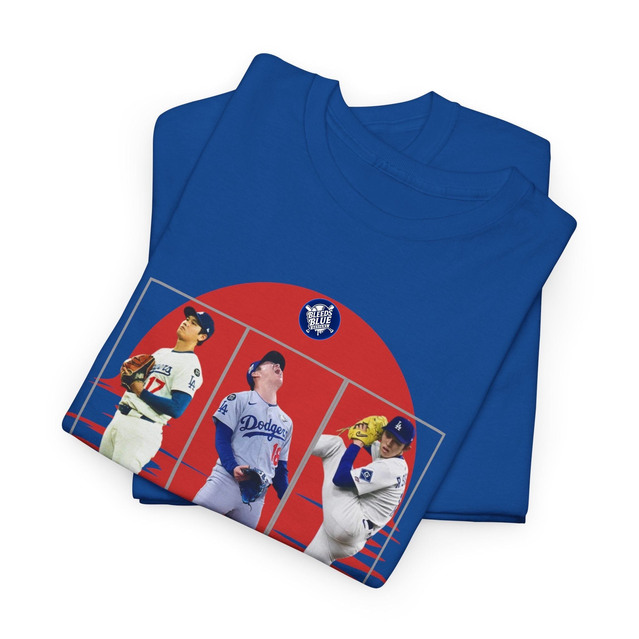 Dodgers Japanese Sensations Tee Shirt - Unisex Heavy Cotton Casual Fit