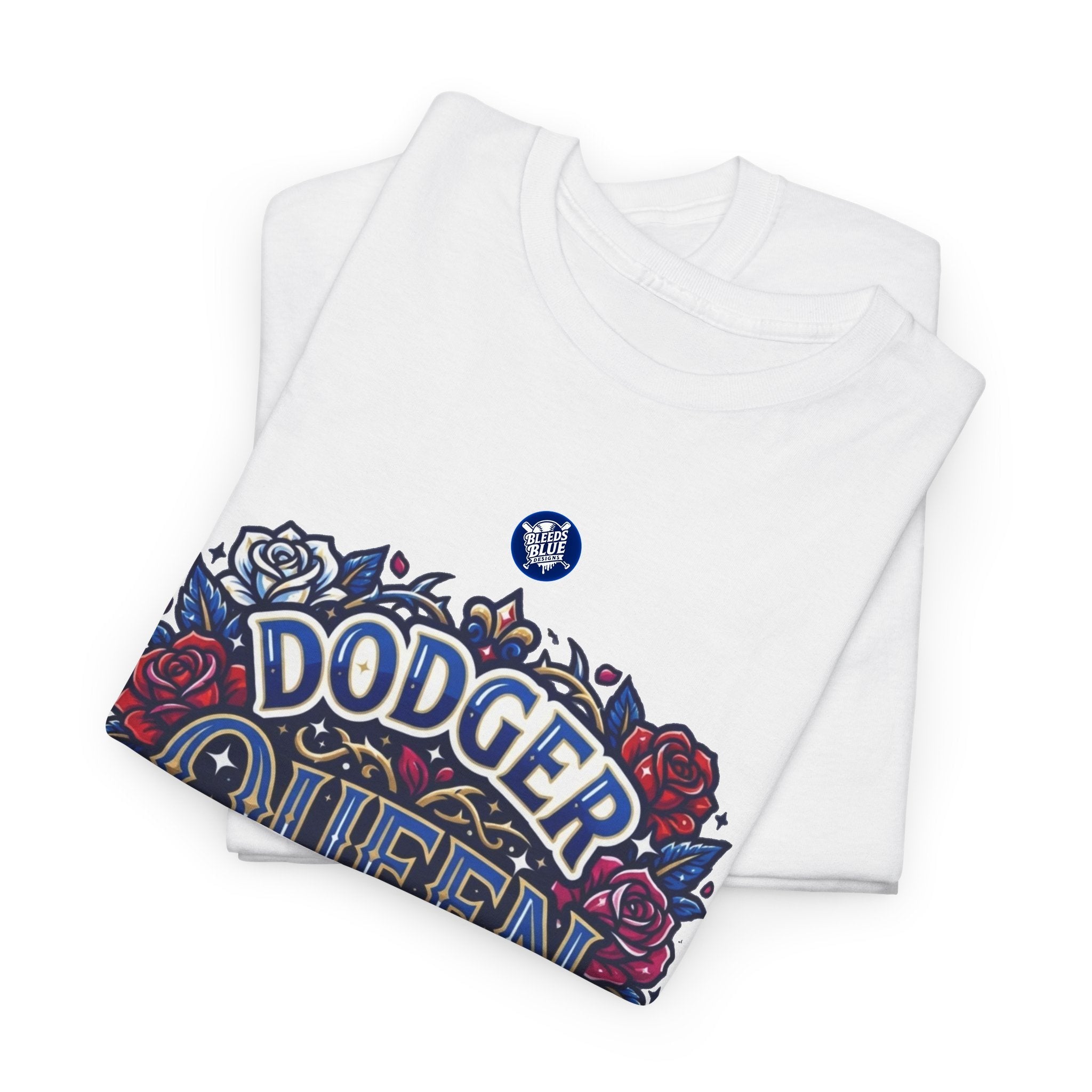 Dodger Queen Floral Baseball Tee