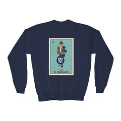 El Mariachi Lotería Card Kelly Team Pride - Youth Crewneck Sweatshirt