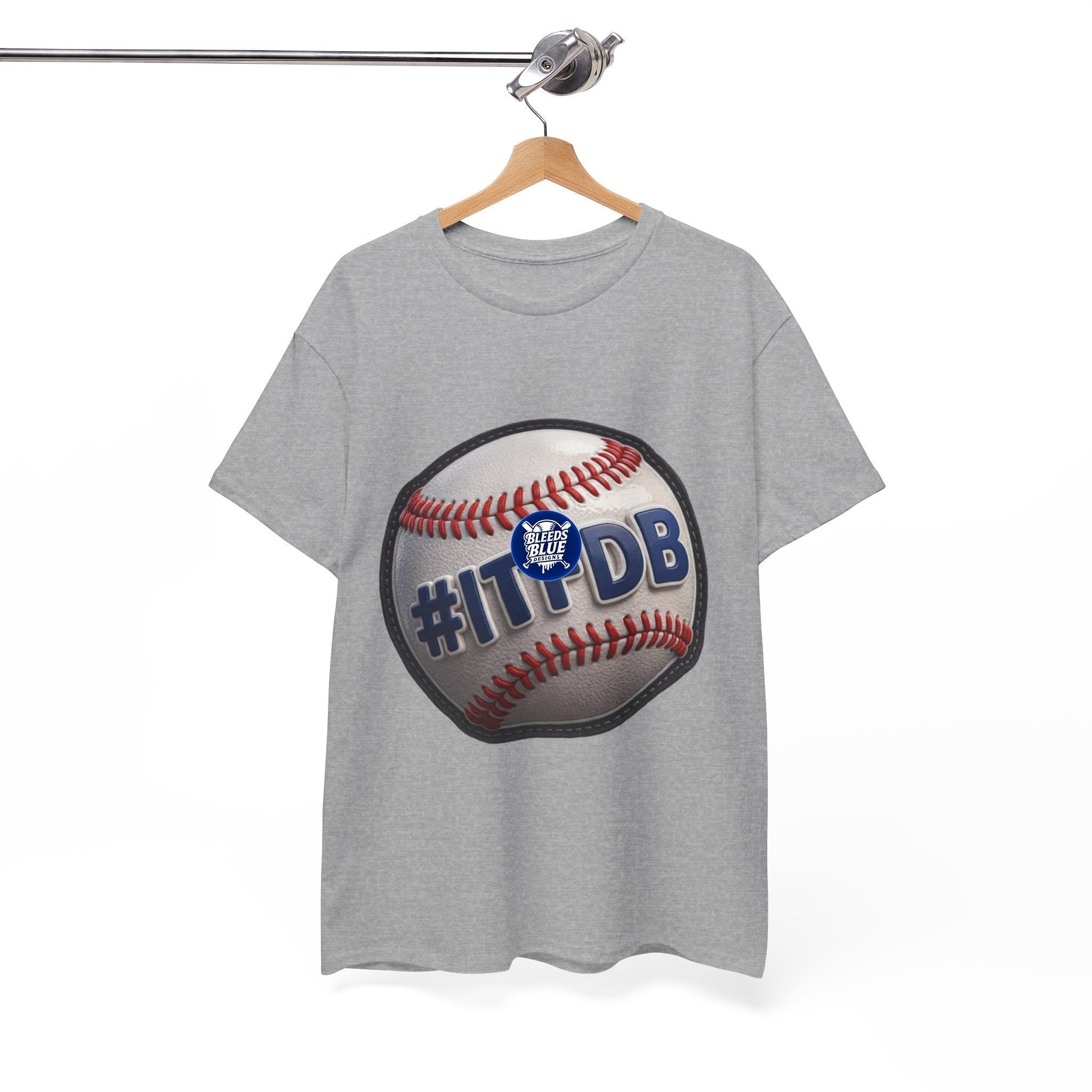 Baseball #ITFDB T‑Shirt — Adult Heavy Cotton Casual Fit
