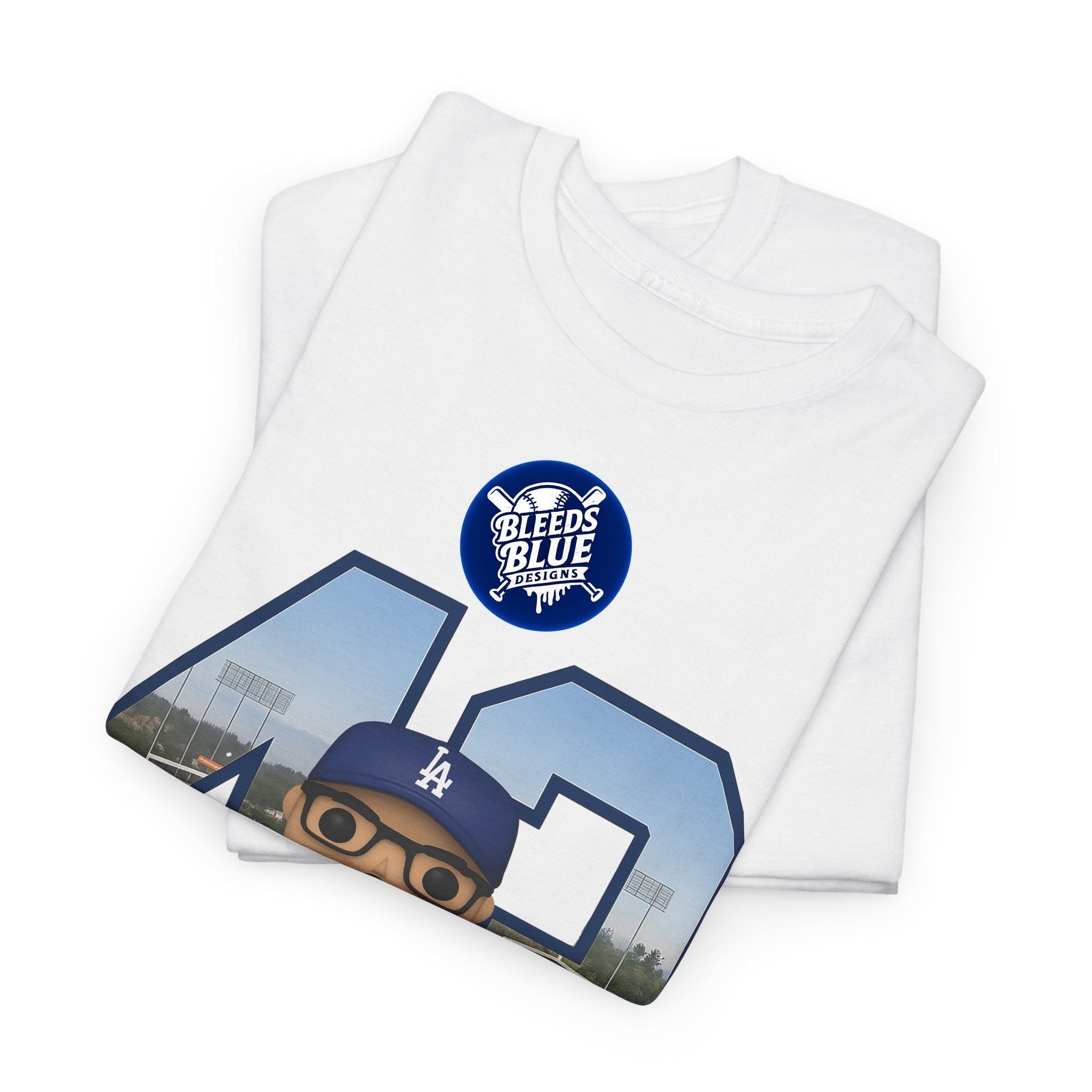 Banda Number 43 with a Funko Style Figurine Tee Shirt - Unisex Heavy Cotton Casual Fit