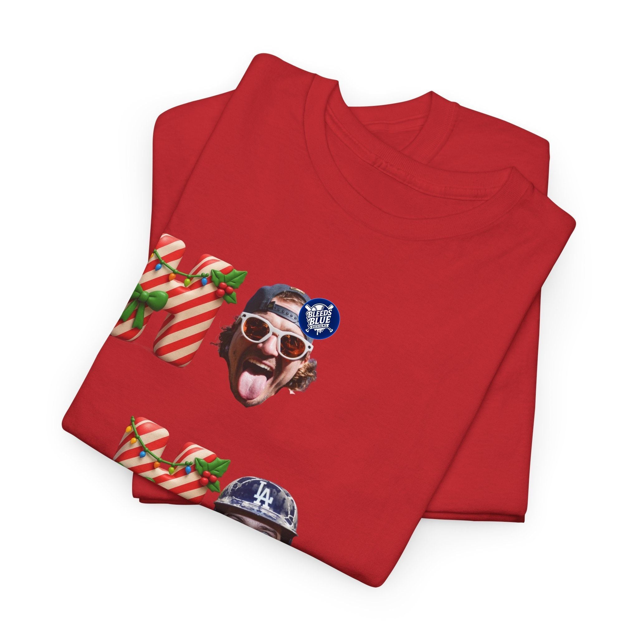 Holiday Kike Ho Ho Ho Tee Shirt - Unisex Heavy Cotton Casual Fit