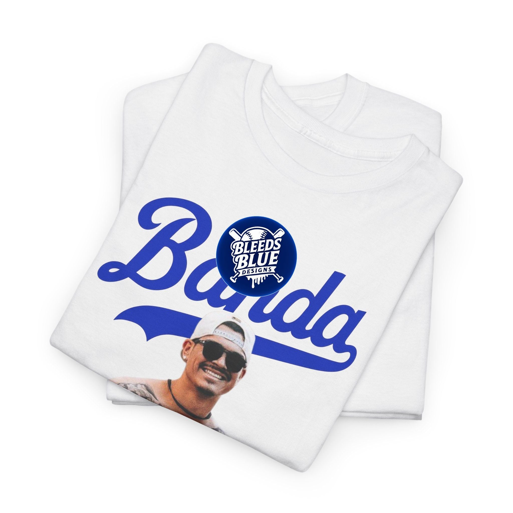 Baseball Dodgers Anthony Banda Tee Shirt - Unisex Heavy Cotton Casual Fit