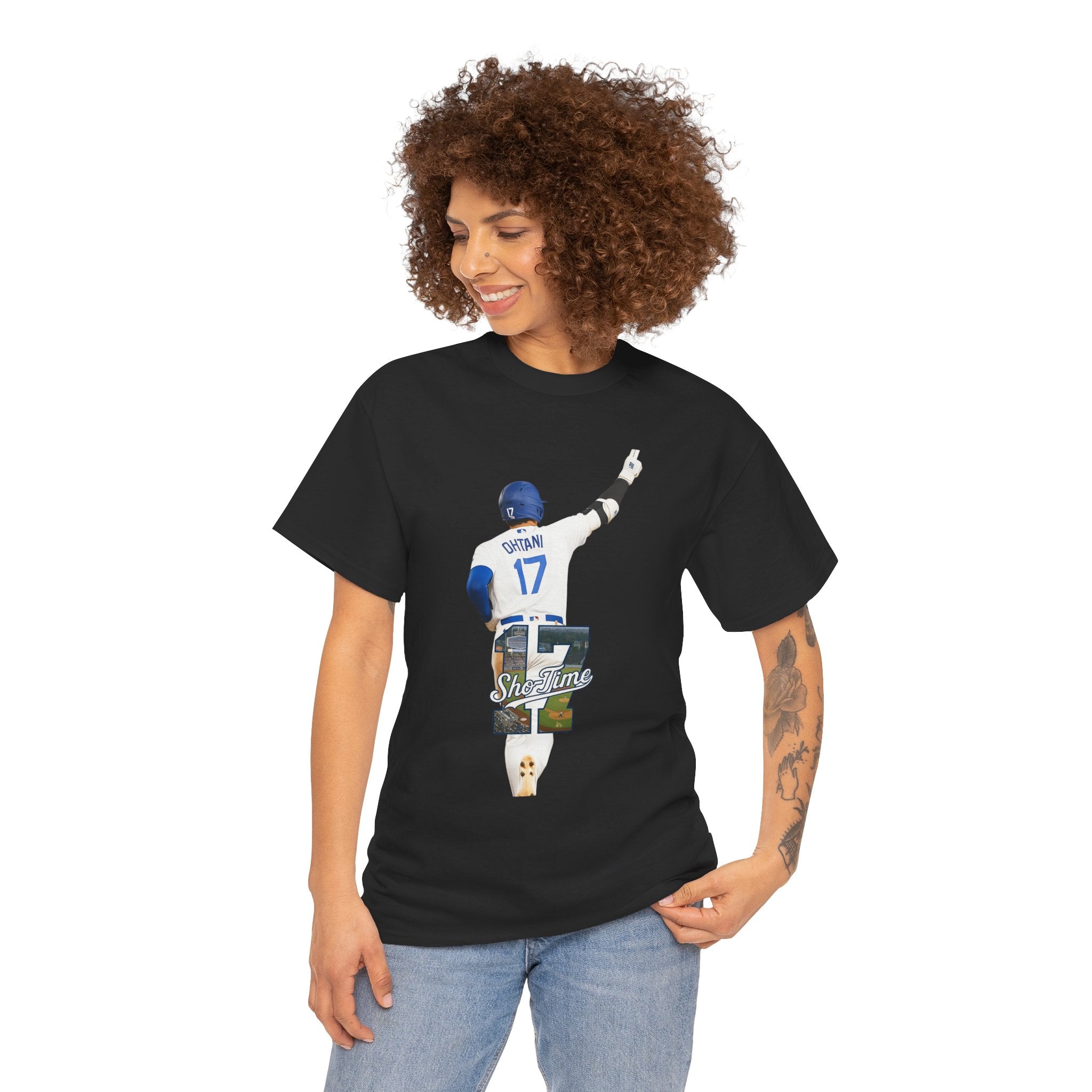 Shohei Ohtani 'Sho-Time' Tee Shirt - Unisex Heavy Cotton Tee Casual Fit