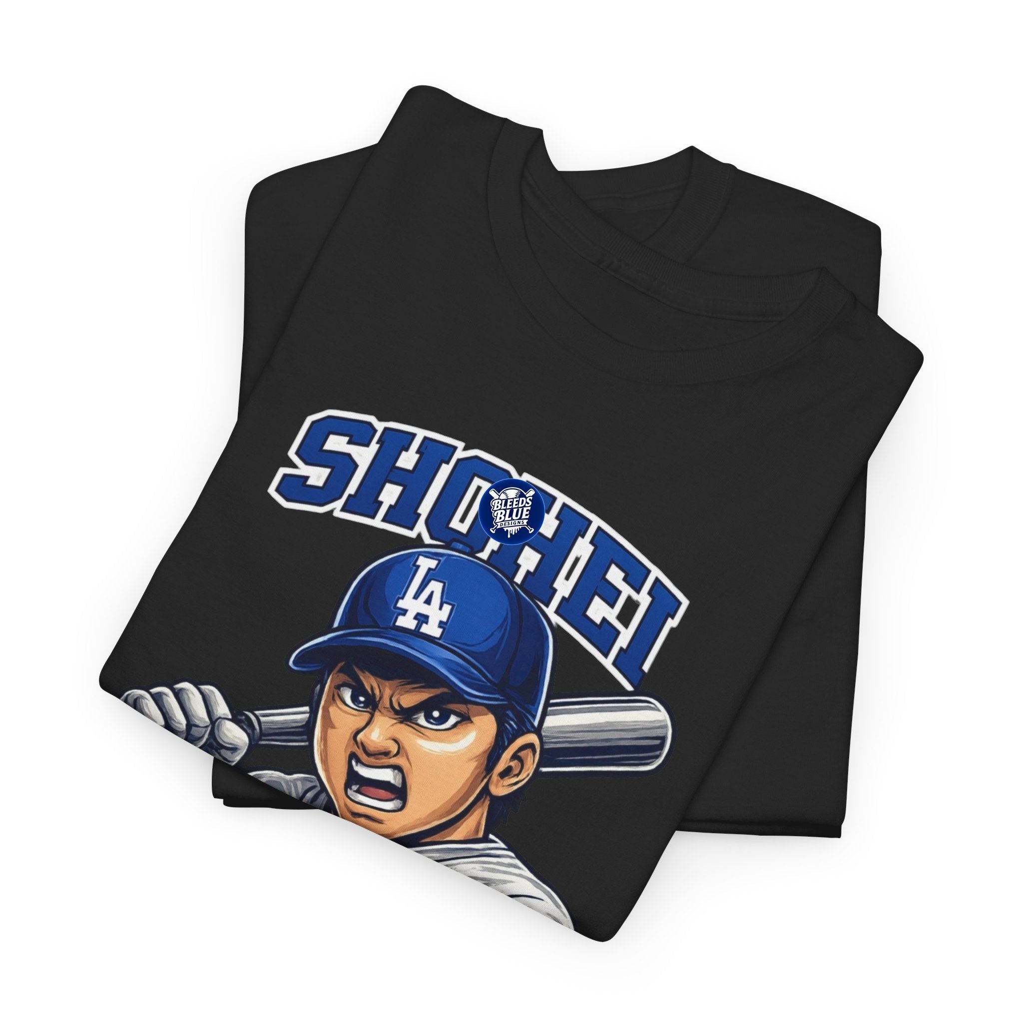 Shohei Ohtani Dodgers Baseball Tee — Player Illustration Jersey Top
