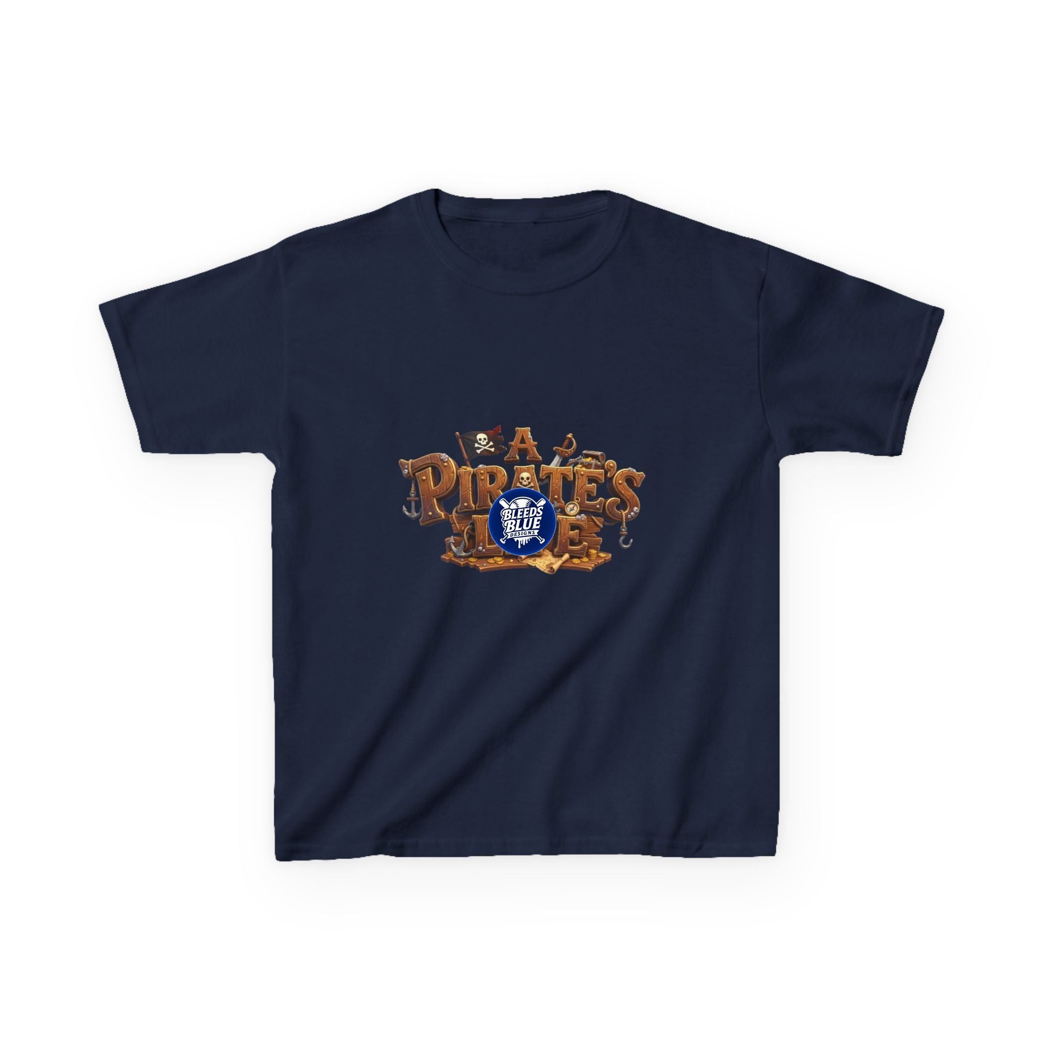 Kids Pirate Tee — "Be a Pirate" Adventure Graphic Shirt for Boys & Girls