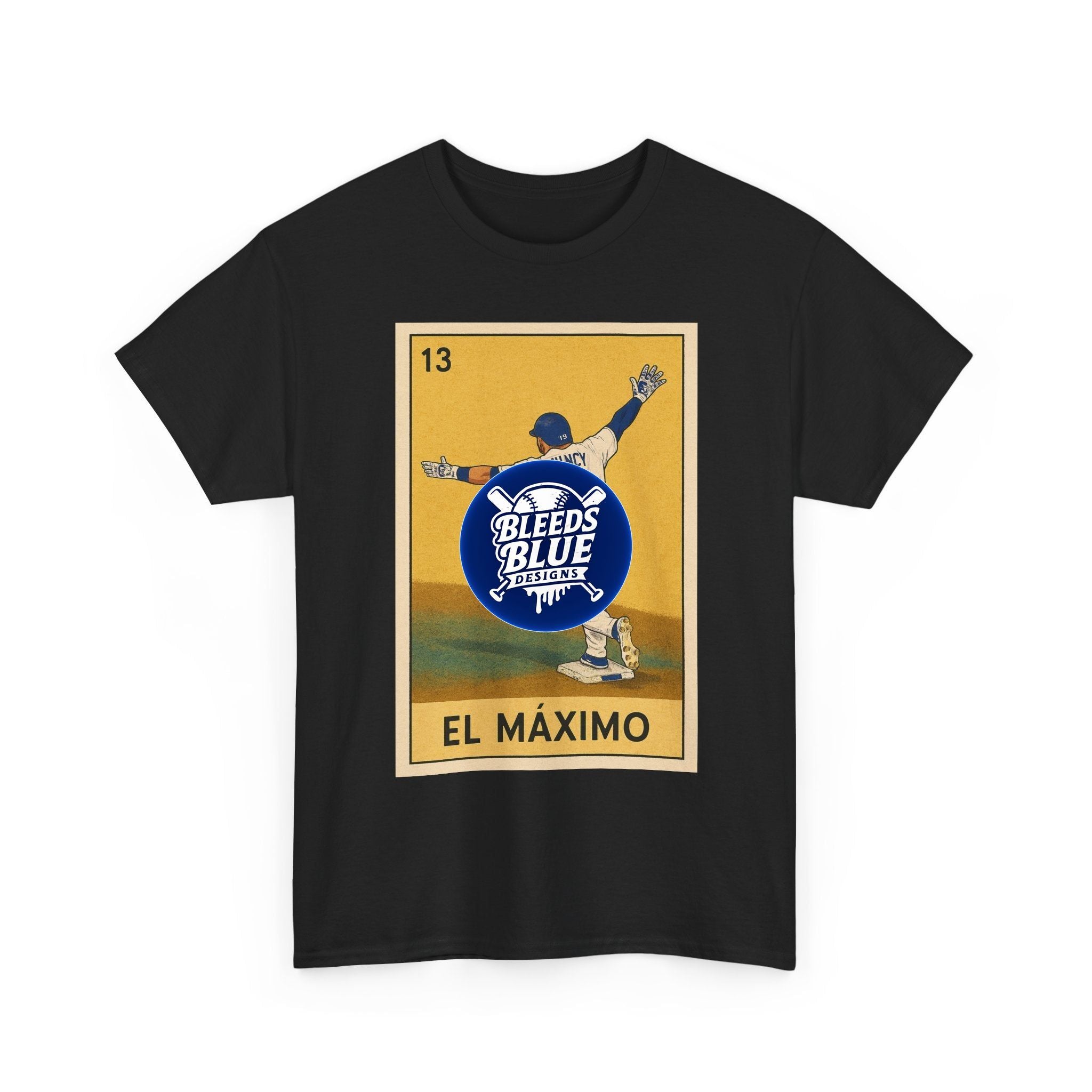 Muncy El Maximo Loteria Card Tee Shirt - Unisex Heavy Cotton Casual Fit