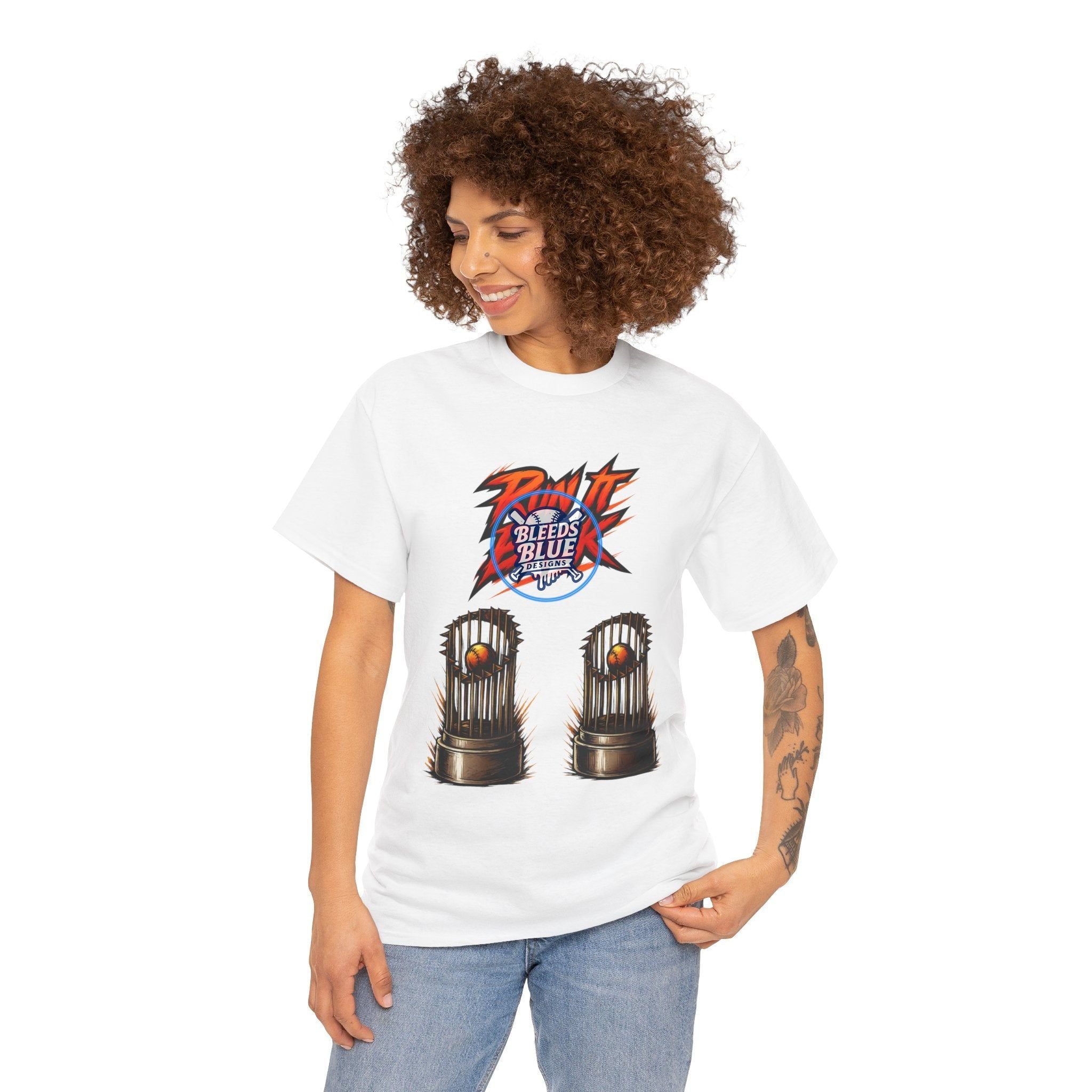 Run It Back Championship Tee Shirt - Unisex Heavy Cotton Casual Fit