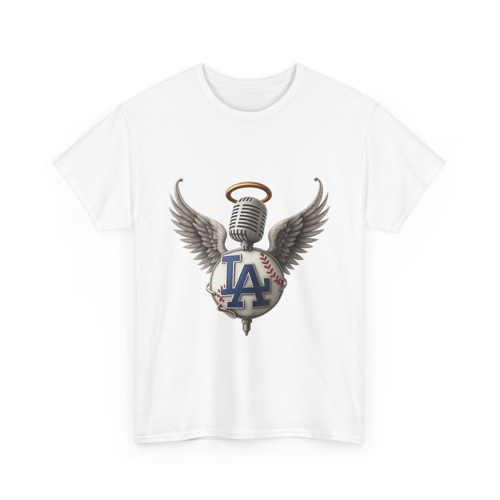 Vin Scully Tribute Tee Shirt - Unisex Heavy Cotton Tee Casual Fit
