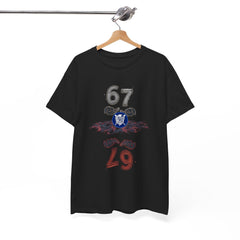 The Upside Down 6 7 Tee Shirt - Unisex Heavy Cotton Casual Fit