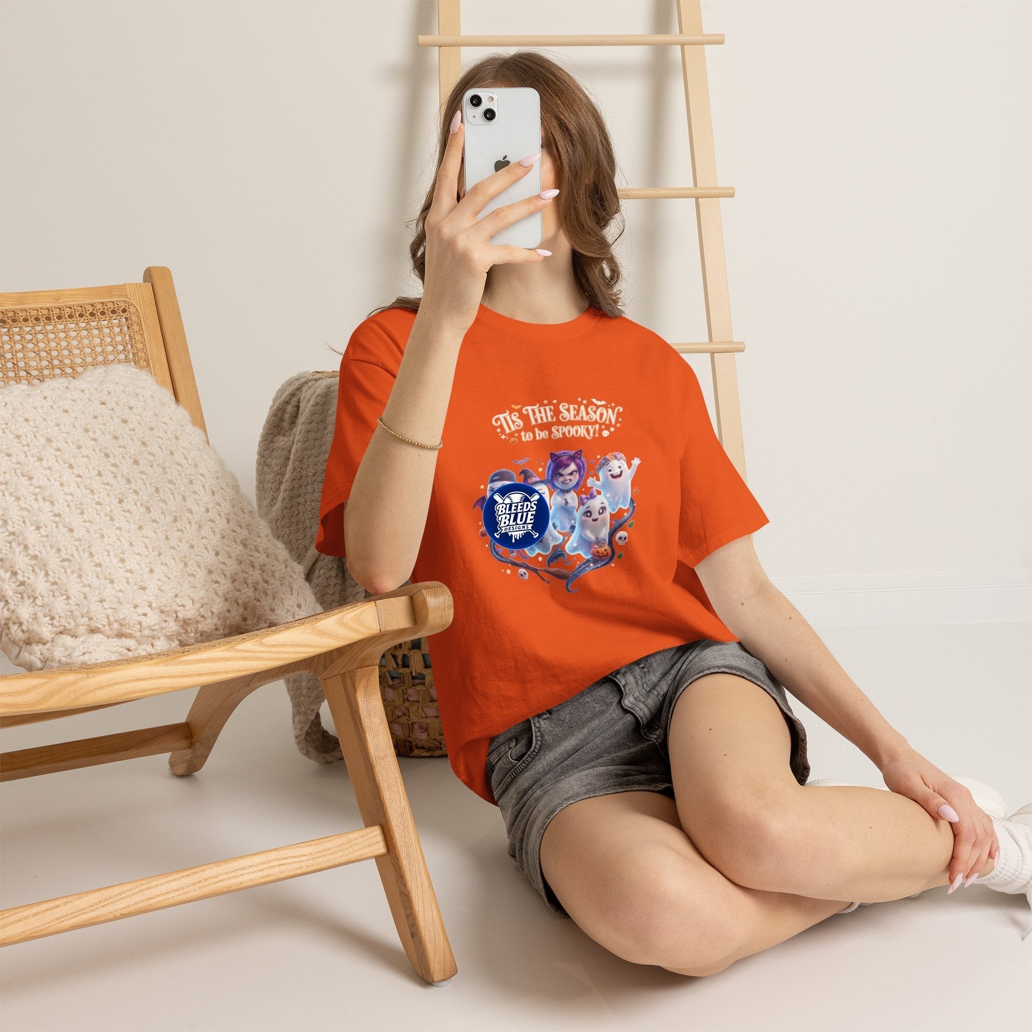 Halloween Tis the Season to be Spooky Cute Ghostly Spirits T-Shirt