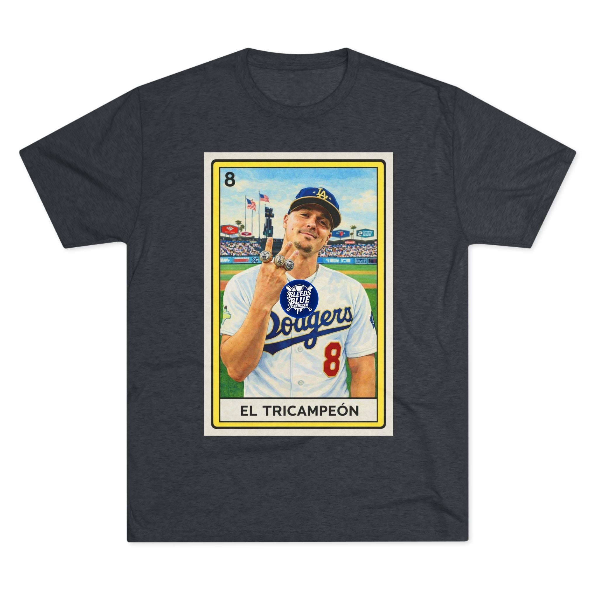 El Tricampeón Lotería Card Tee — Mexican Champion Shirt