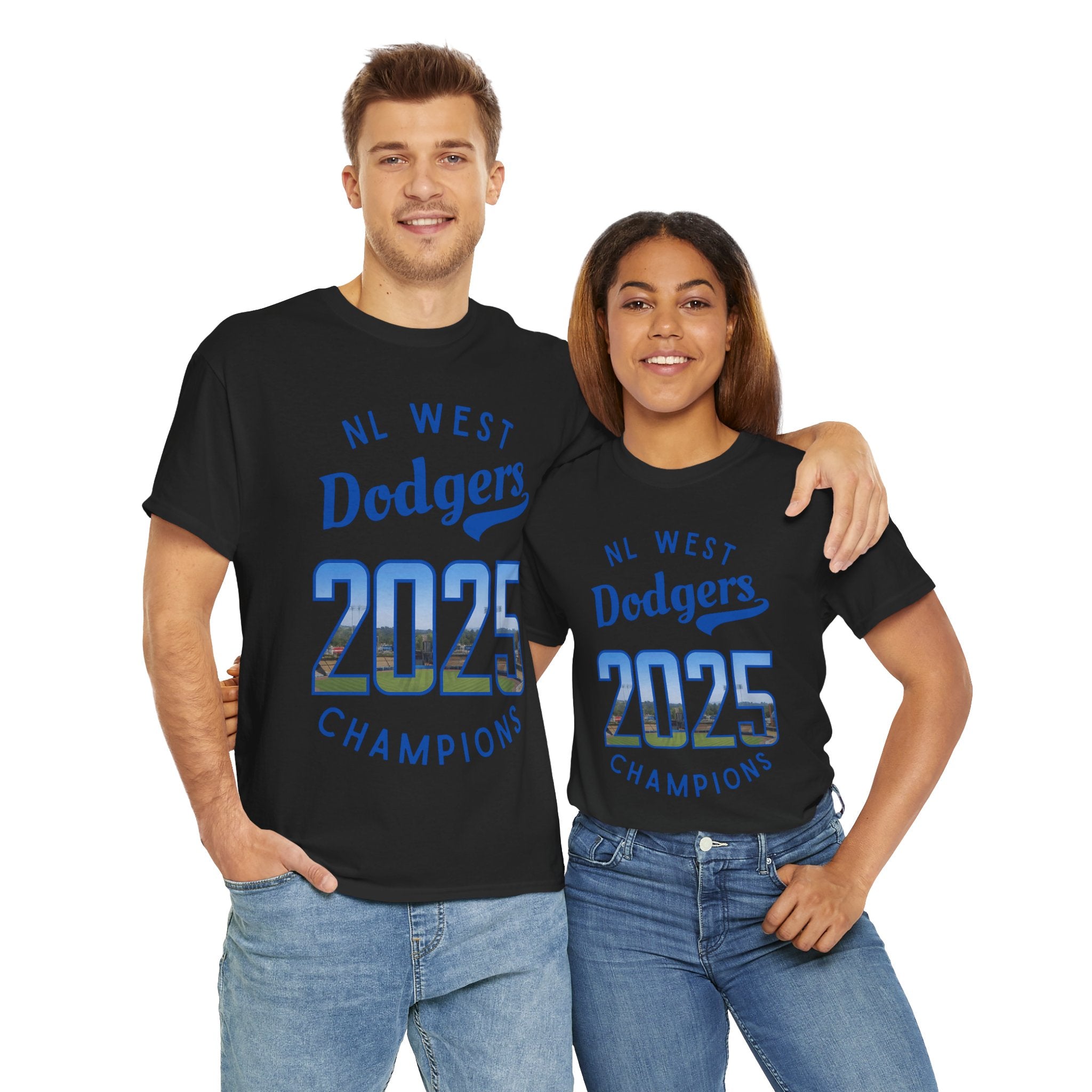 2025 NL West Champs Los Angeles Dodgers Tee Shirt