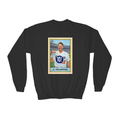 El Tricampeón Lotería Card Kershaw Team Pride - Youth Crewneck Sweatshirt