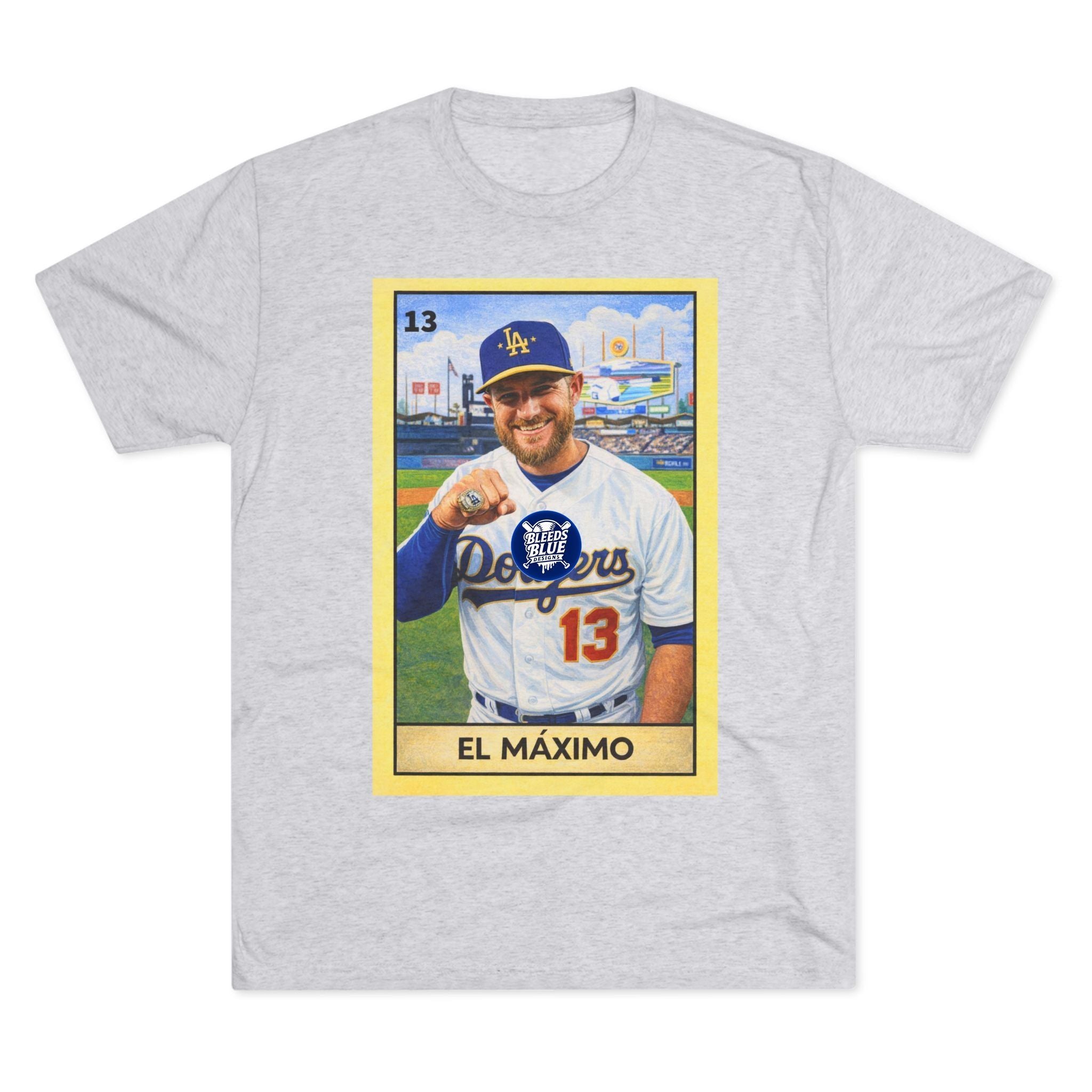 Muncy El Máximo Loteria Card Tee — Tri-Blend Crew T-Shirt