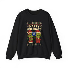 Holiday Ugly Christmas Baby Grinchies Sweatshirt - Unisex Crewneck Casual Streetwear