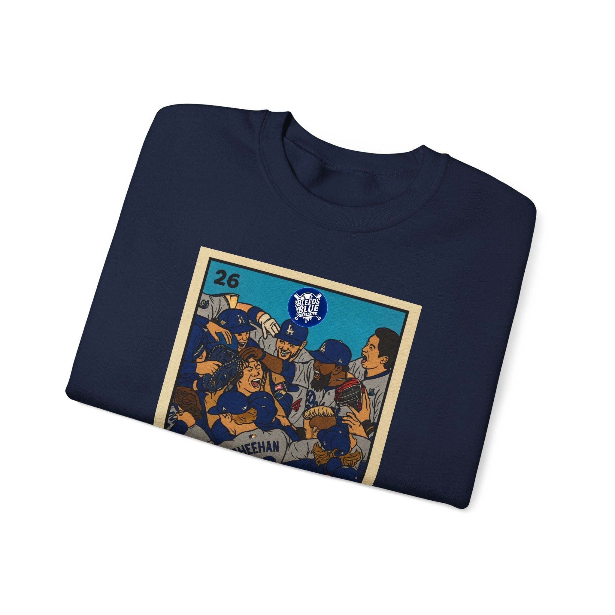Dodgers "Los Campeones" Loteria Card Sweatshirt - Unisex Crewneck Casual Streetwear