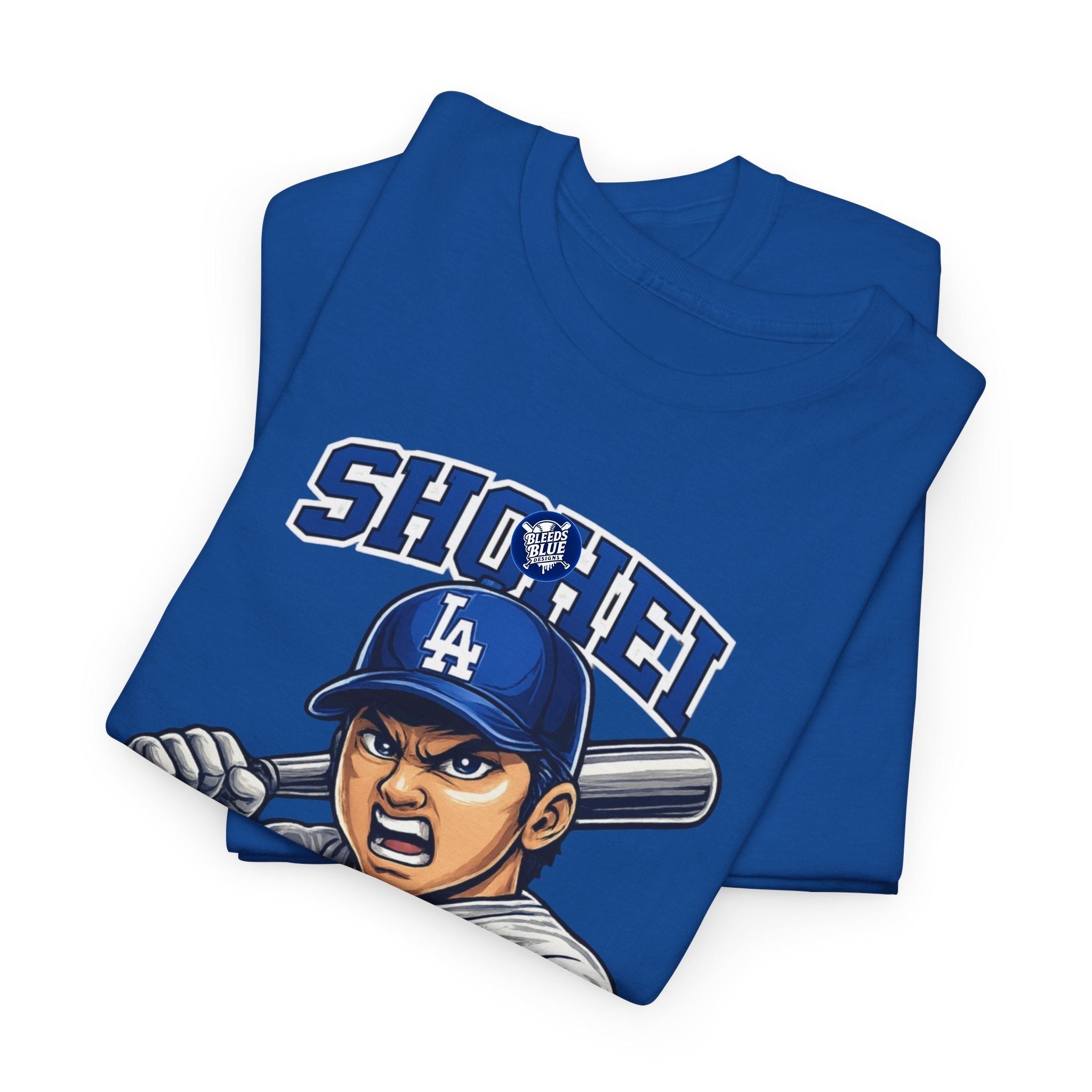 Shohei Ohtani Dodgers Baseball Tee — Player Illustration Jersey Top