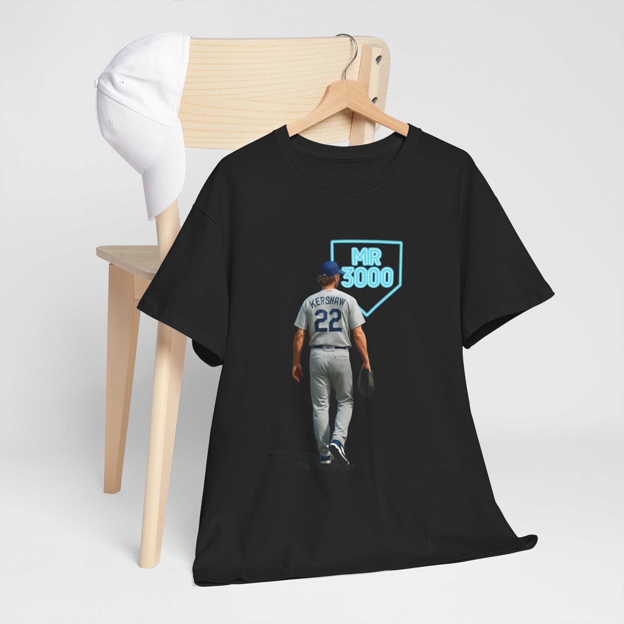 Dodgers Kershaw Mr 3000 K Tee Shirt - Unisex Heavy Cotton Tee Casual Fit