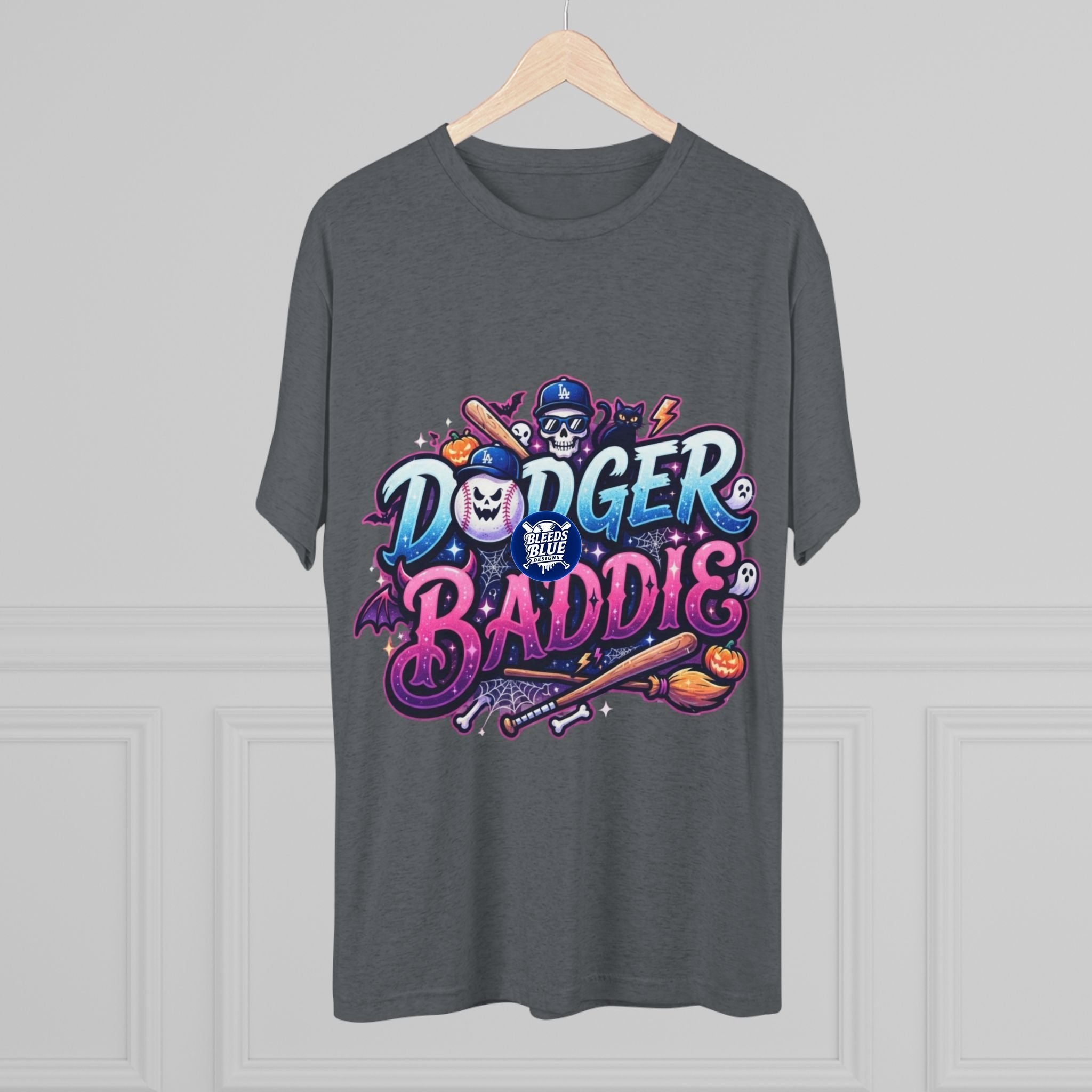 Dodger Baddie Spooky Season T-Shirt — Cute, Edgy Sports Graphic Tee