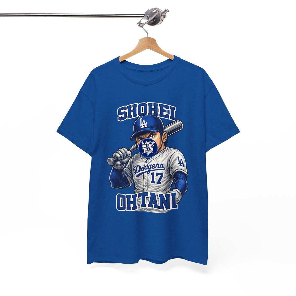 Shohei Ohtani Dodgers Baseball Tee — Player Illustration Jersey Top