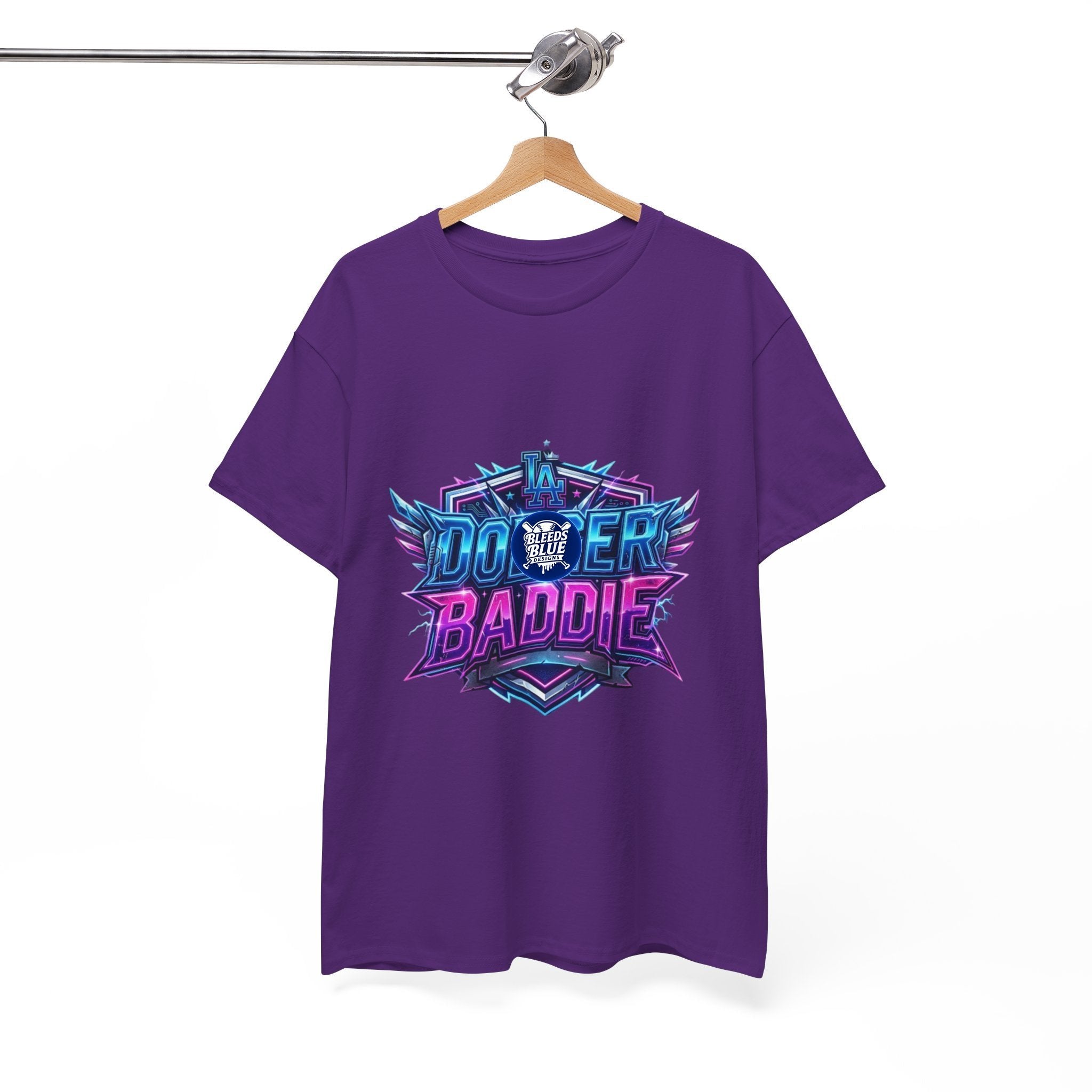 Dodger Baddie T-Shirt — 80's Neon Gaming Logo Tee