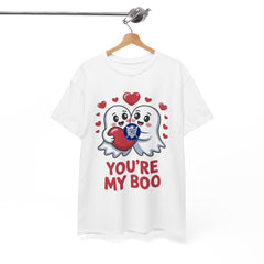 You’re My Boo Valentine Ghost Couple Tee Shirt – Unisex Heavy Cotton Casual Fit