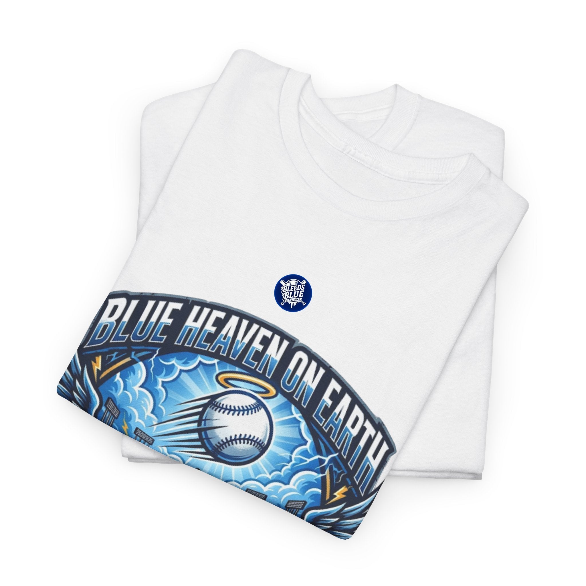Blue Heaven on Earth Dodgers Stadium T-Shirt — Vintage Baseball Fan Tee