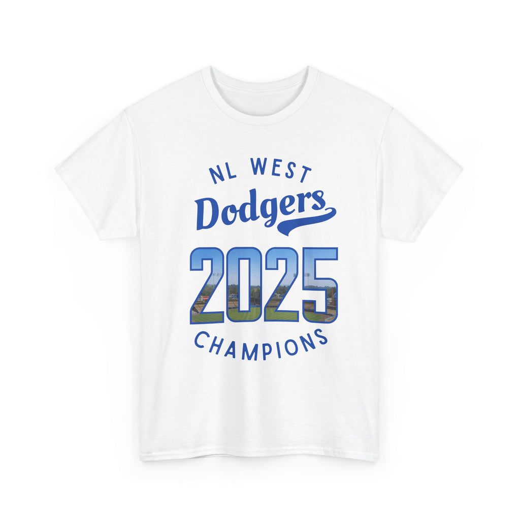 2025 NL West Champs Los Angeles Dodgers Tee Shirt