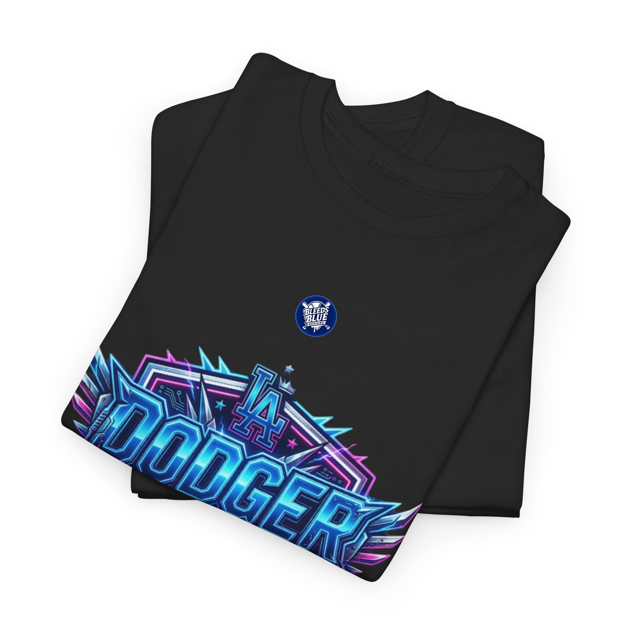 Dodger Baddie T-Shirt — 80's Neon Gaming Logo Tee