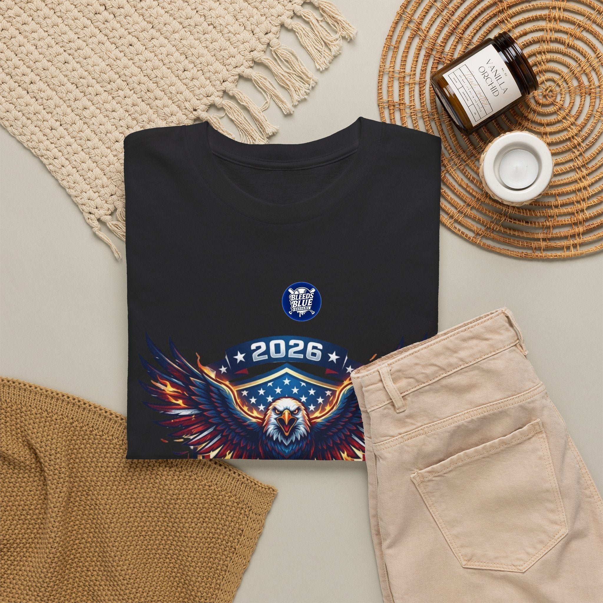 2026 World Cup USA Eagle T-Shirt — Patriotic Soccer Fan Tee