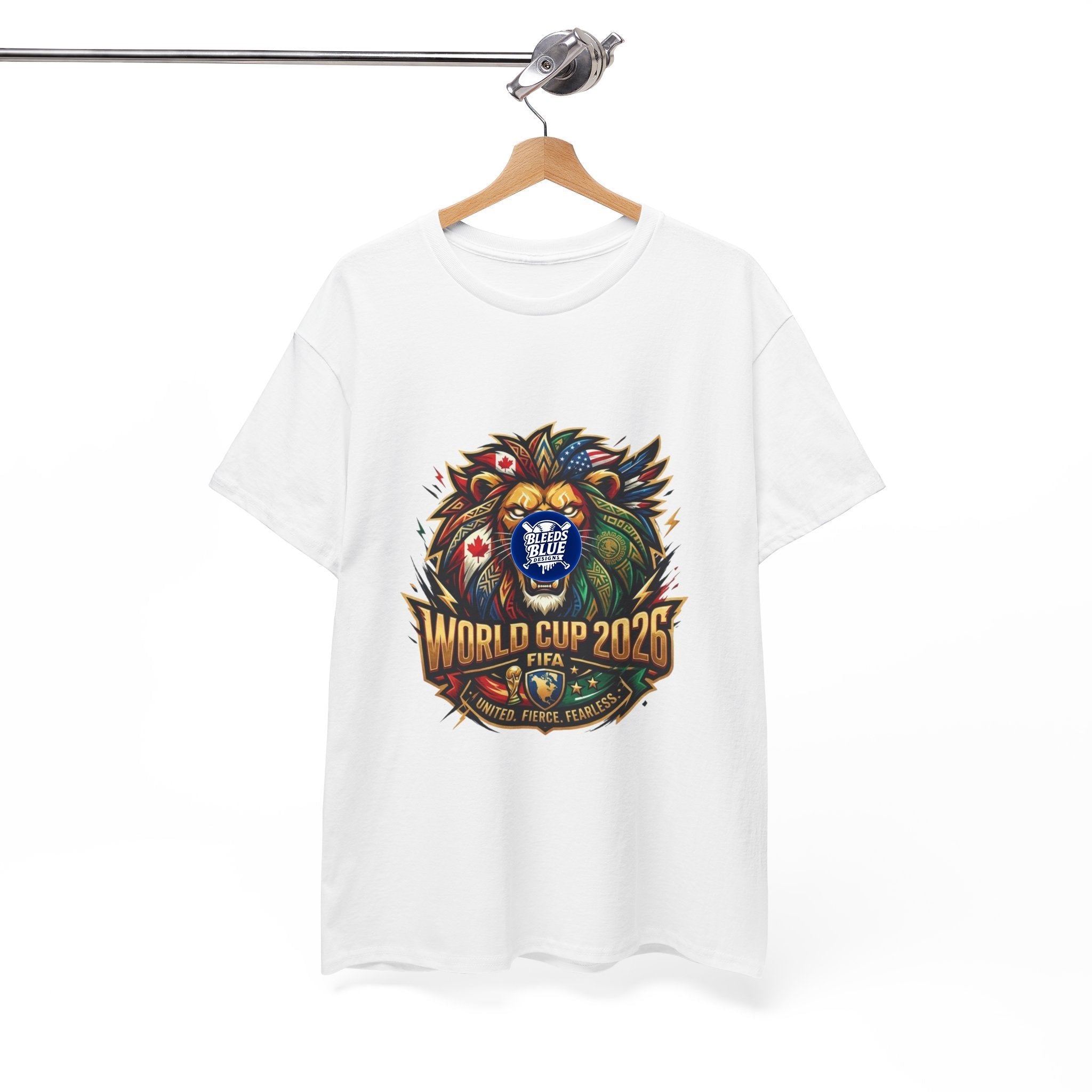World Cup 2026 Lion Soccer T-Shirt — FIFA Fan Tee