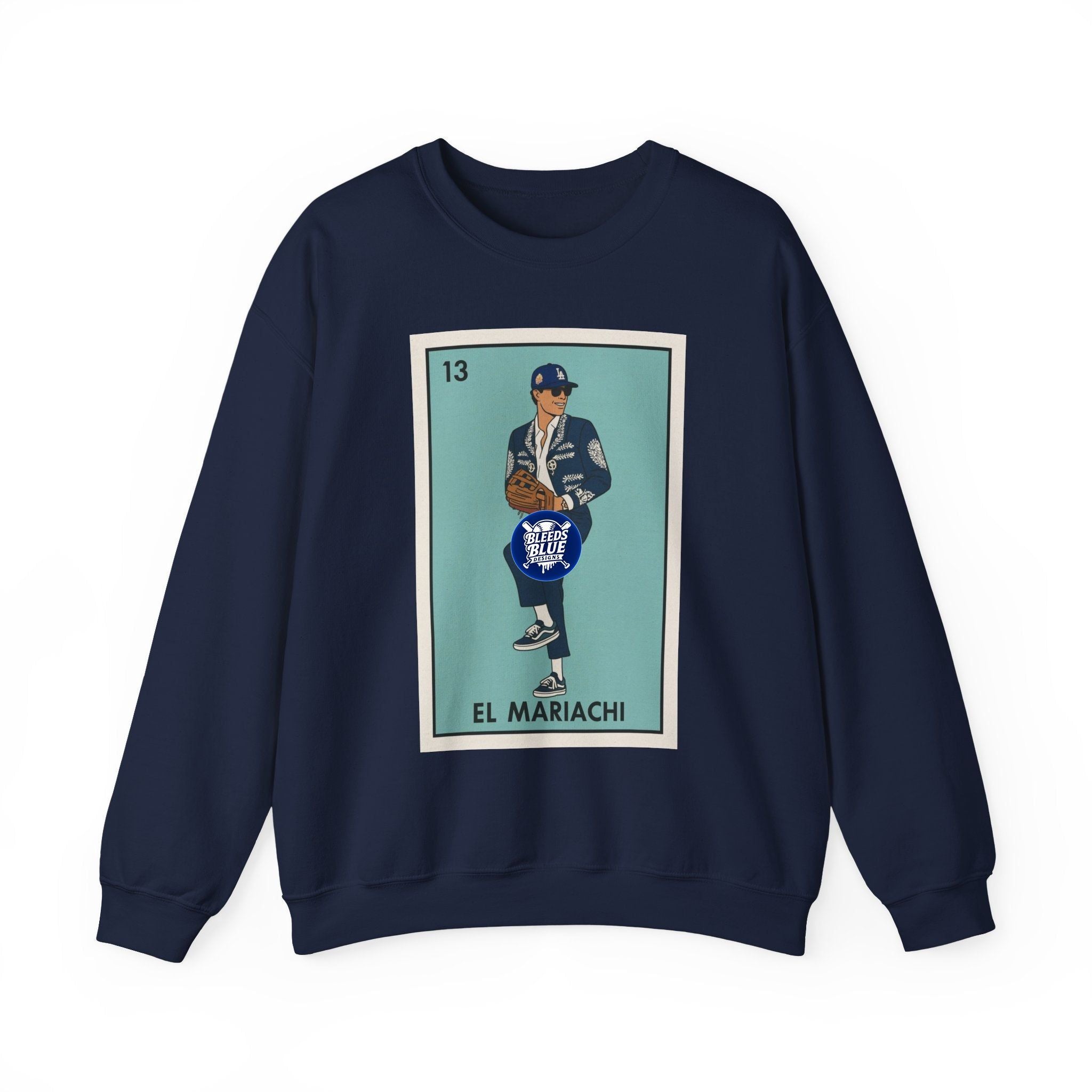 El Mariachi Lotería Card Kelly Team Pride - Adult Crewneck Sweatshirt