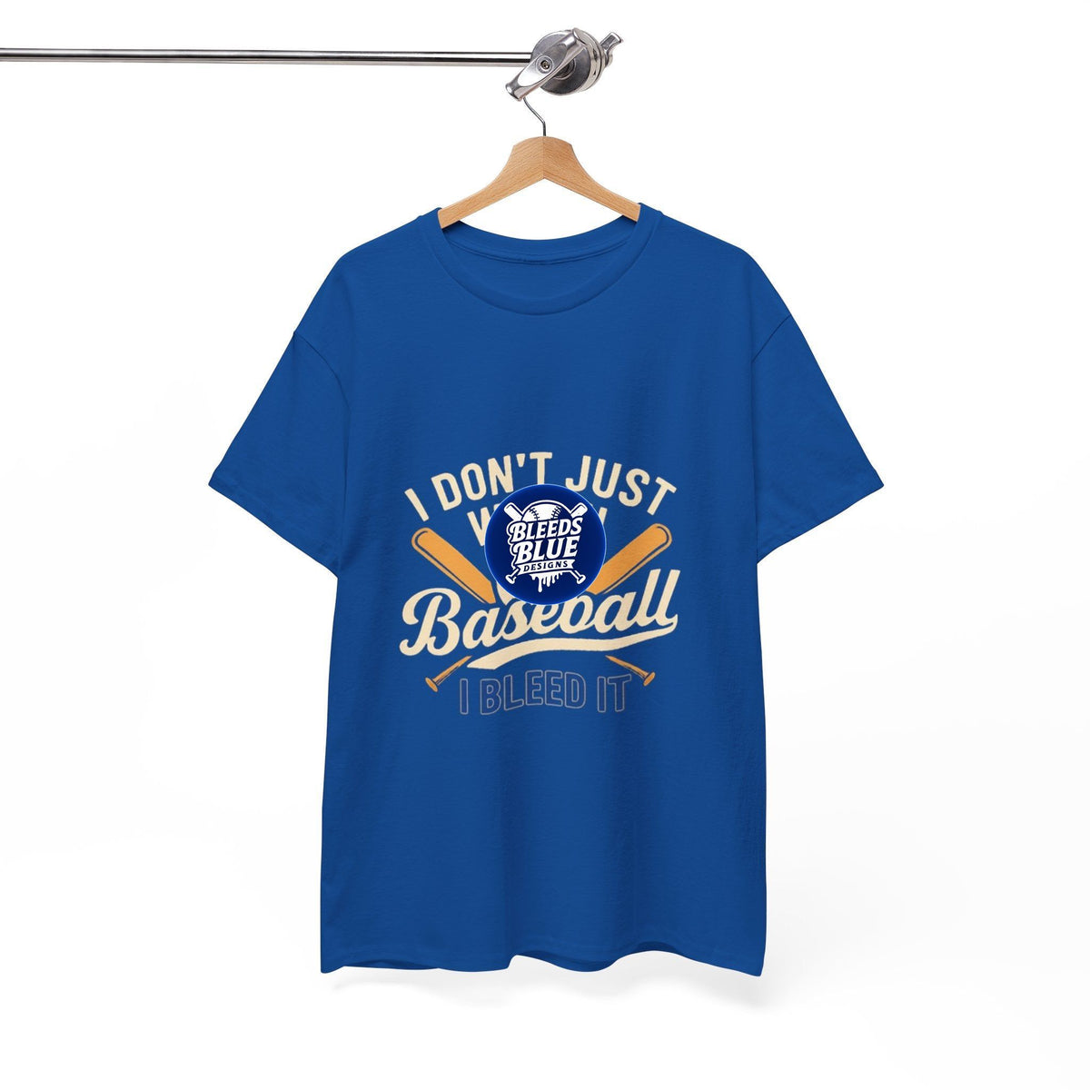 I Don't Just Watch Baseball, I Bleed It T-Shirt — Baseball Fan Tee